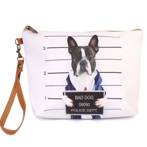 Zippered Boston Terrier Bag